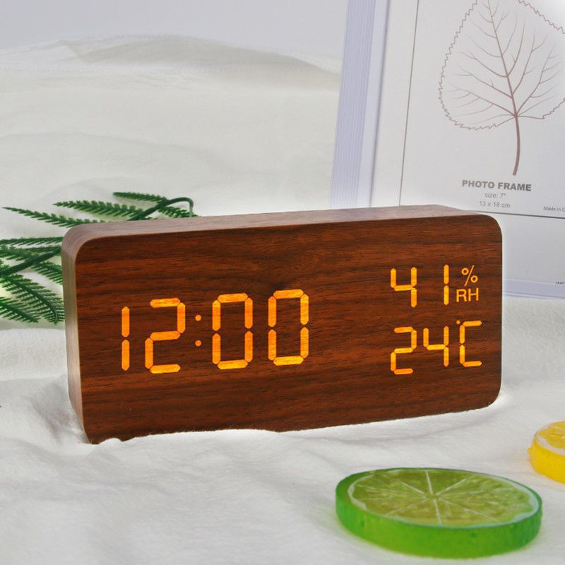 Electronic Alarm Clock Multifunctional Digital Display photo 5