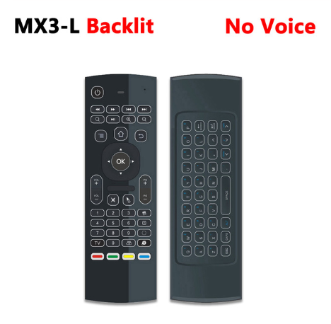 MX3 MX3-L Backlit Air Mouse T3 Smart Voice Remote Control 2.4G photo 7