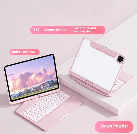 360 Swivel Keyboard Clear Case For IPad Smart Trackpad photo 5
