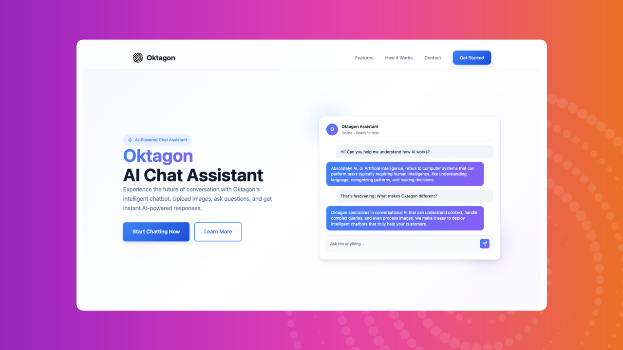 Why I Built Oktagon AI Chat: The Future of Customer Engagement cover image
