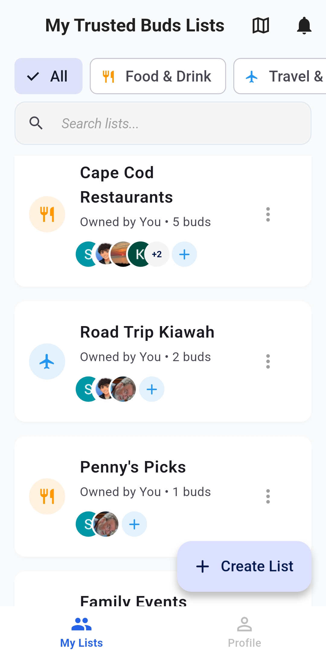 TrustedBuds App Screenshot