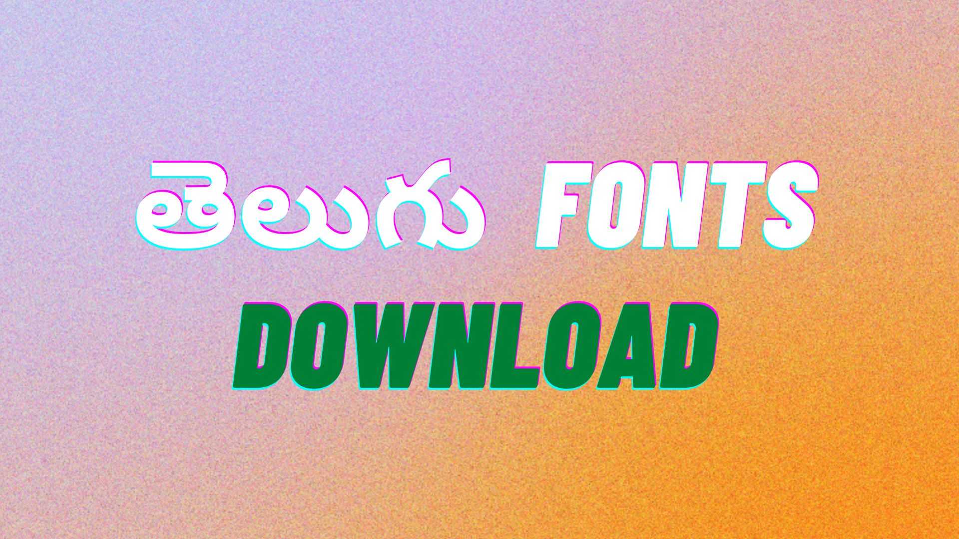 Download and Install 100 Telugu fonts for free