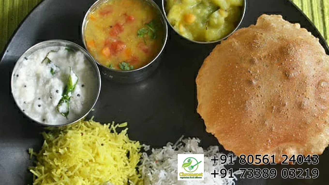 Chromepet vegetarian food caterers kitchen photo 1