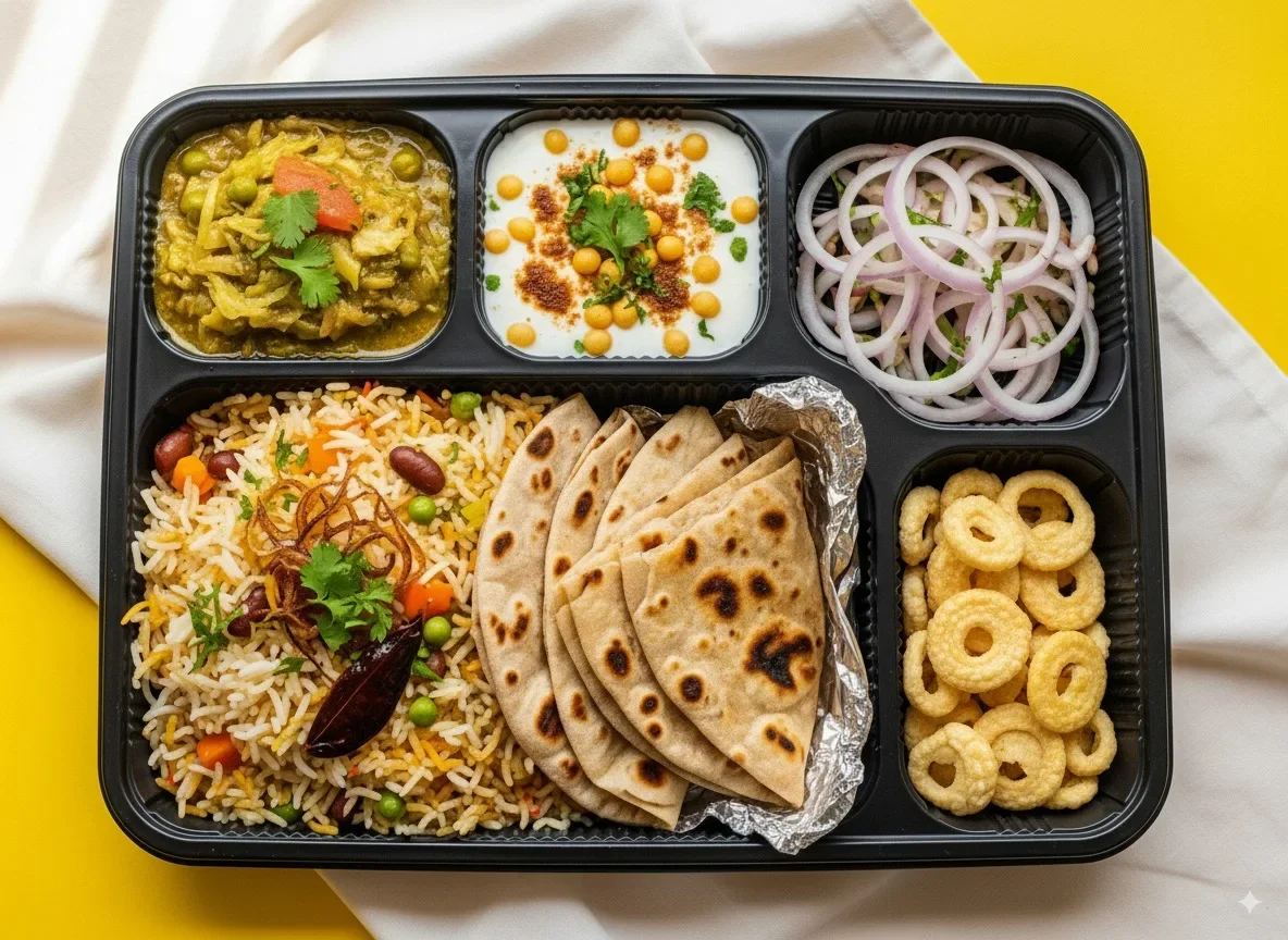 DingDing – Veg Meals in Trays kitchen photo 1