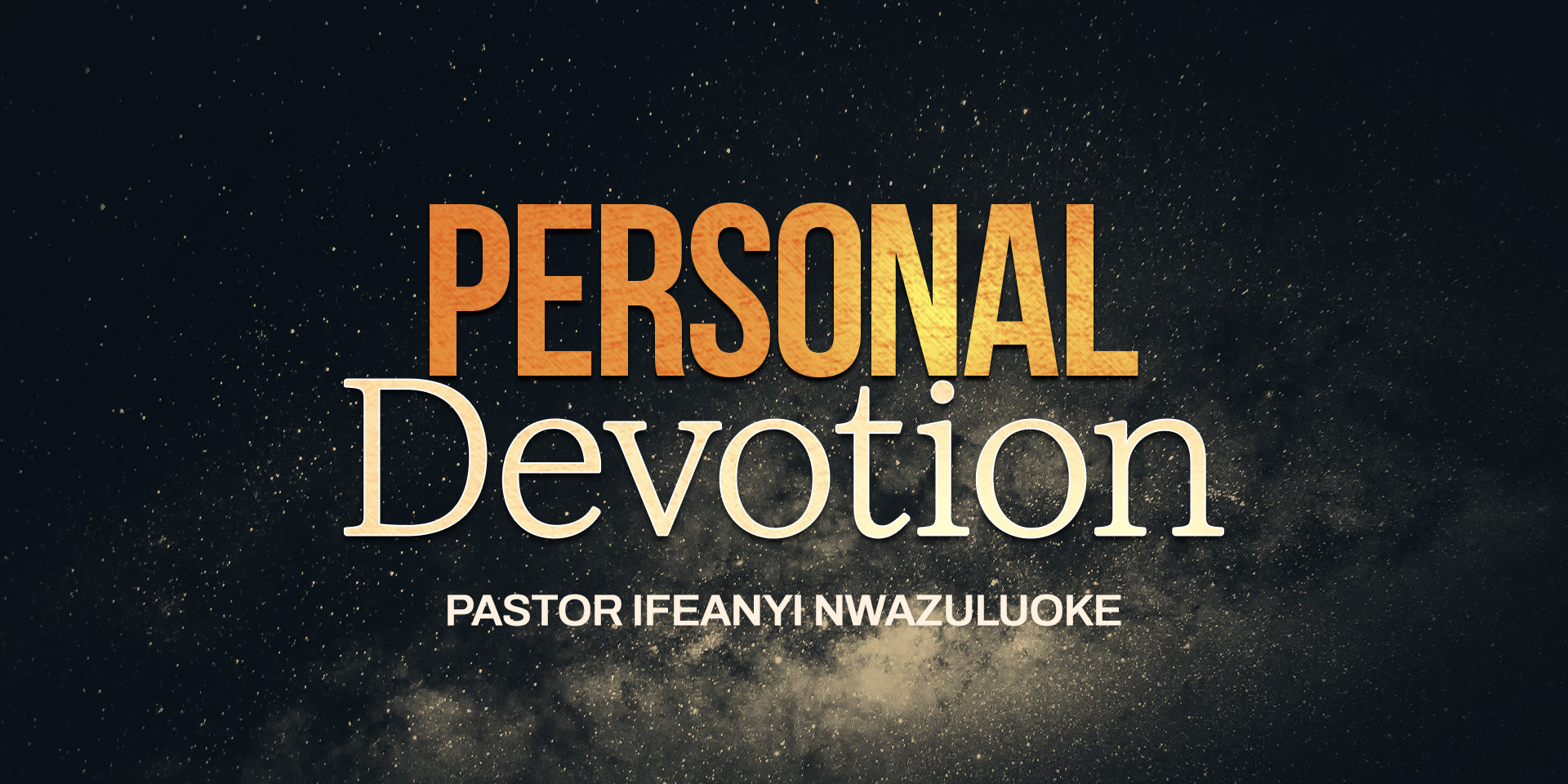 PERSONAL DEVOTION image