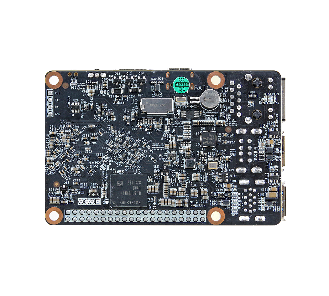 ACP-3566-PI 1.8-Inch ARM-Based Embedded SBC – Rear View with I/O Interfaces