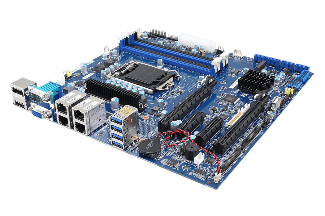 ERX-W480P Micro-ATX Embedded Board  – Top View