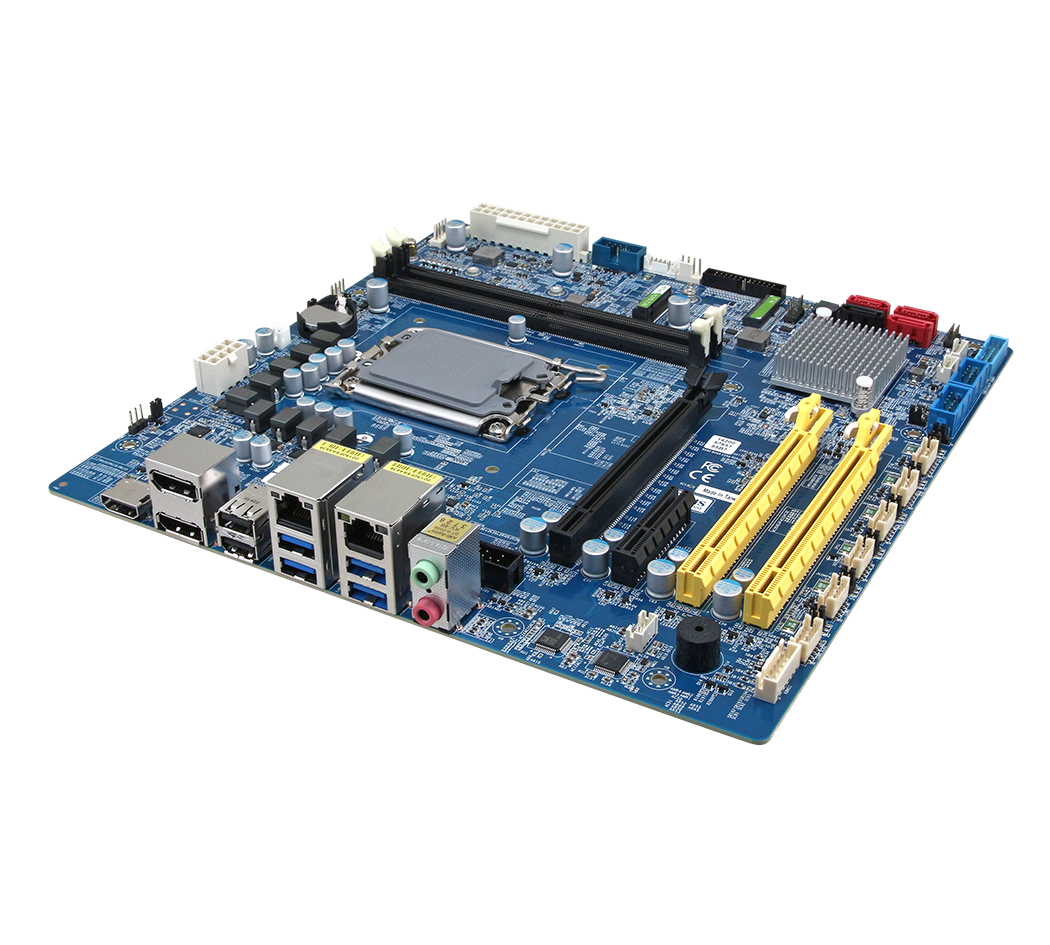 RX610H Micro-ATX Embedded Board  – Top View
