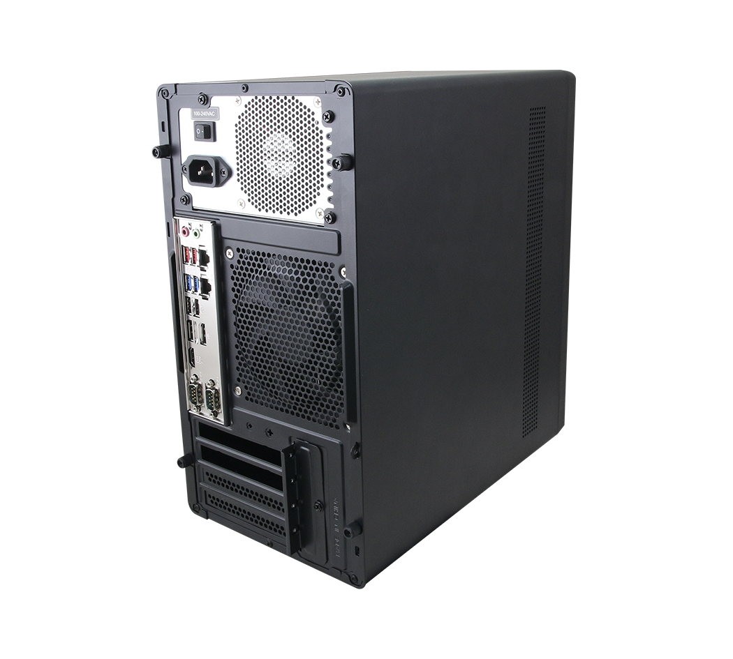 BMX-P820 Barebone Industrial Computing System – Side View
