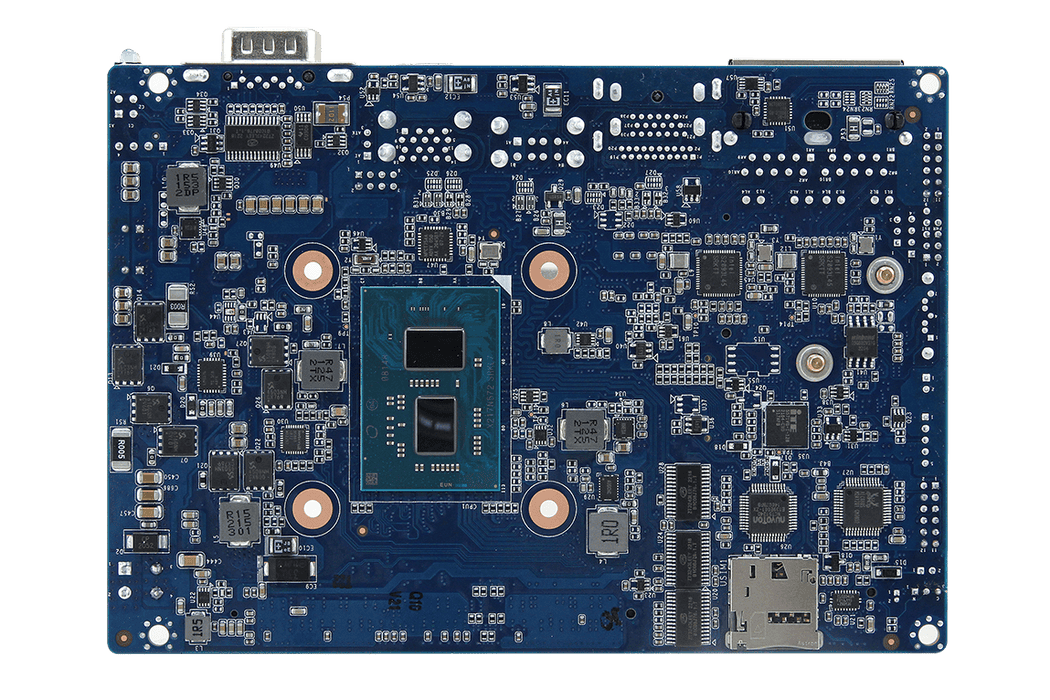 ECM-EHL 3.5-Inch Embedded SBC – Rear View with I/O Interfaces