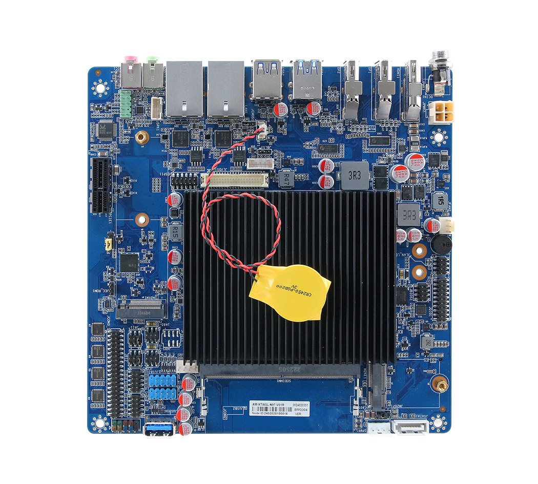 EMX-ASLP Thin Mini-ITX Embedded Board – Front View