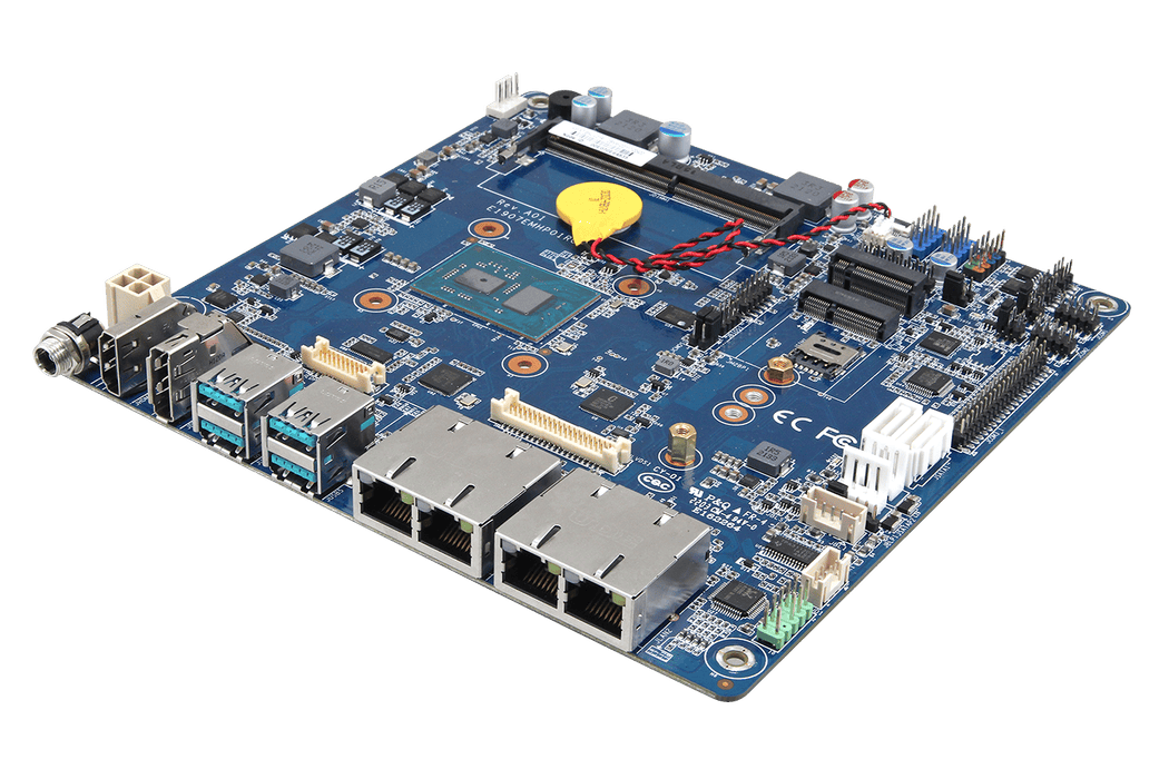 EXM-EHLP Thin Mini-ITX Embedded Board – Front View