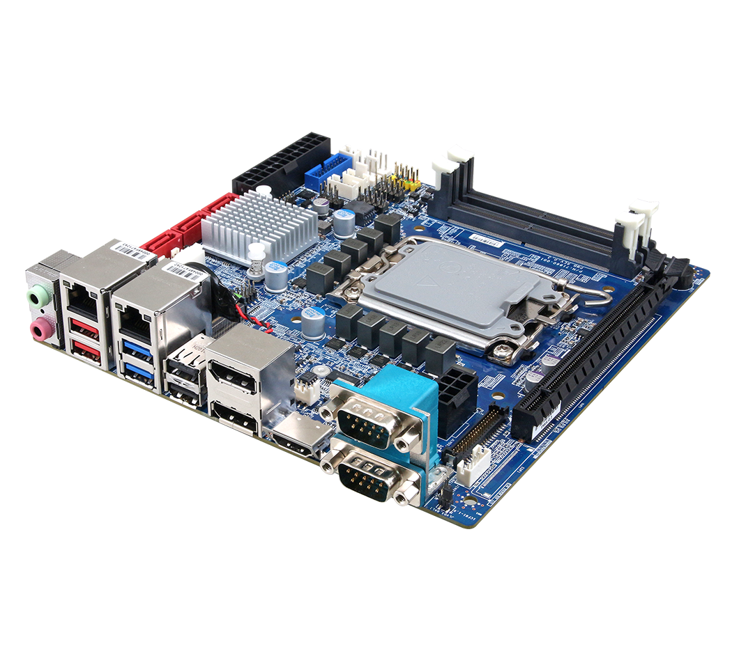 MX610H Mini-ITX Embedded Board  – Top View