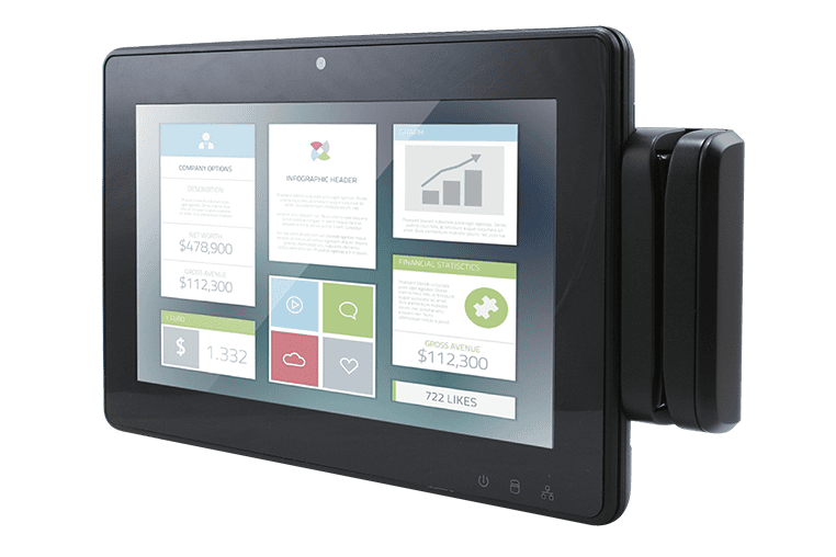 RITY102 front view – All-in-one POS terminal for retail and healthcare transaction systems