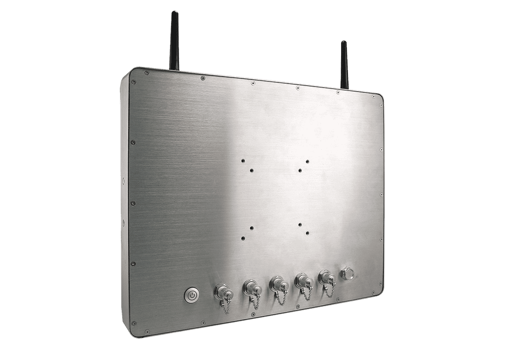 SPC-1533-B1 Stainless Steel Industrial Panel PC – Rear View