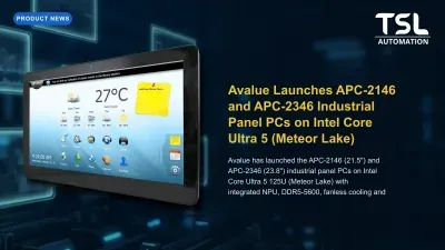 Avalue APC-2146 und APC-2346 Industrie-Panel-PCs mit Intel Core Ultra 5