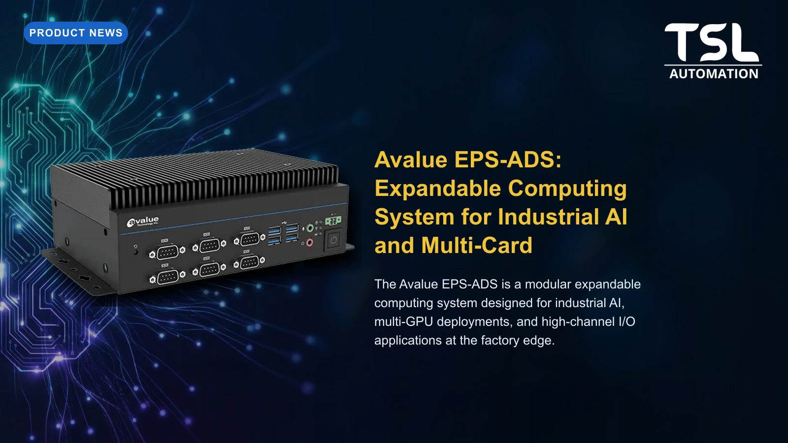 Avalue EPS-ADS expandable industrial computing system — TSL Automation Solutions