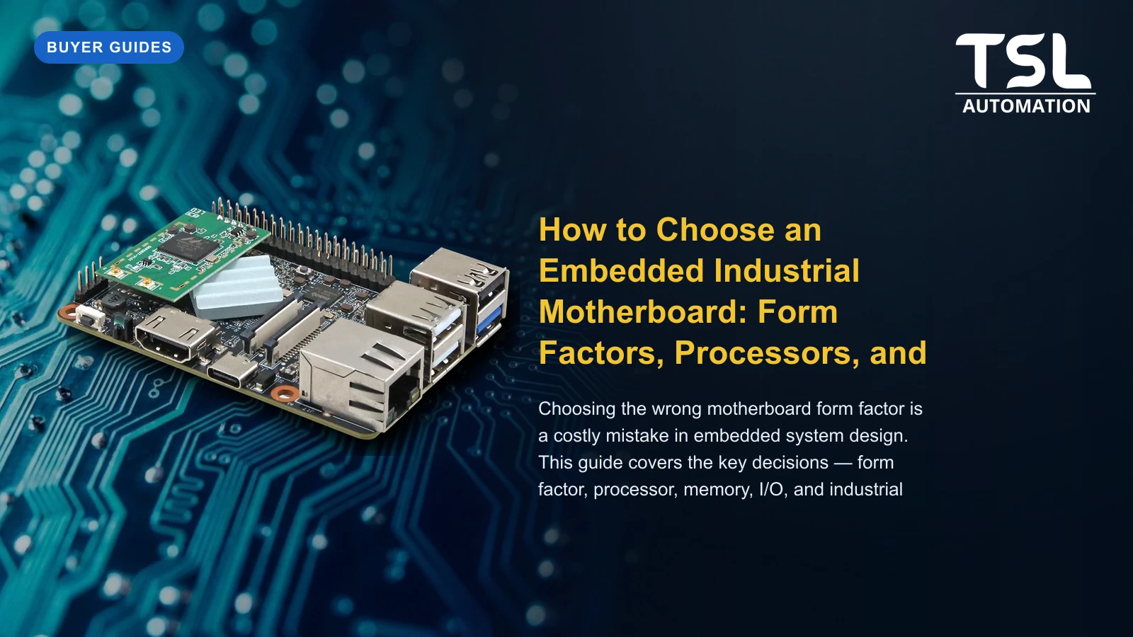 Avalue embedded industrial motherboard selection — TSL Automation Solutions