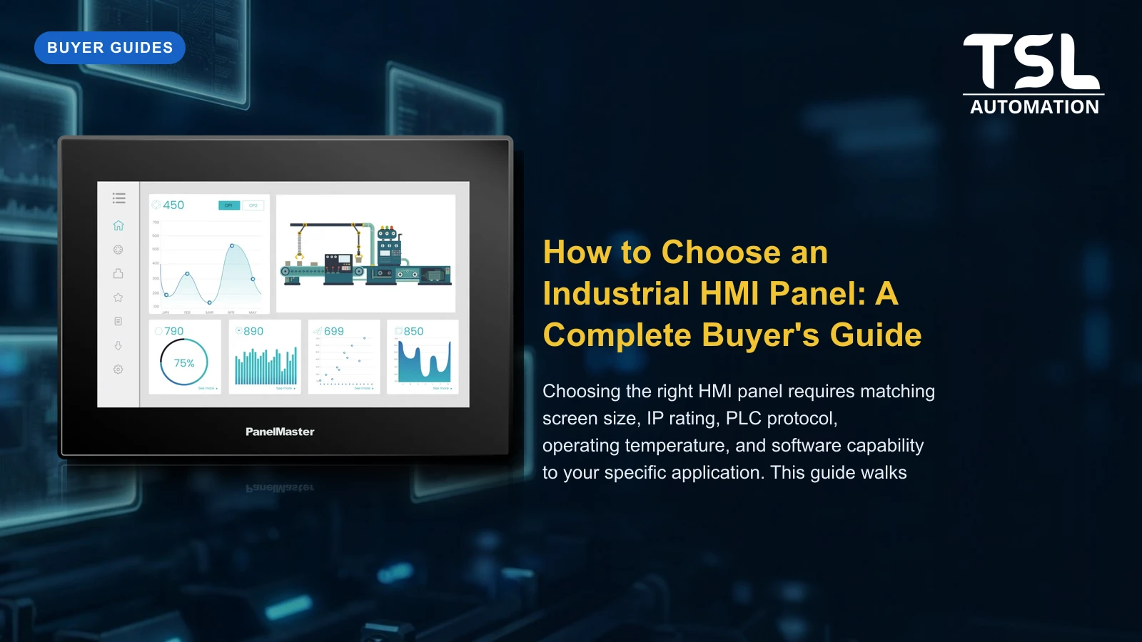 Industrial HMI panel buyer's guide — TSL Automation Solutions