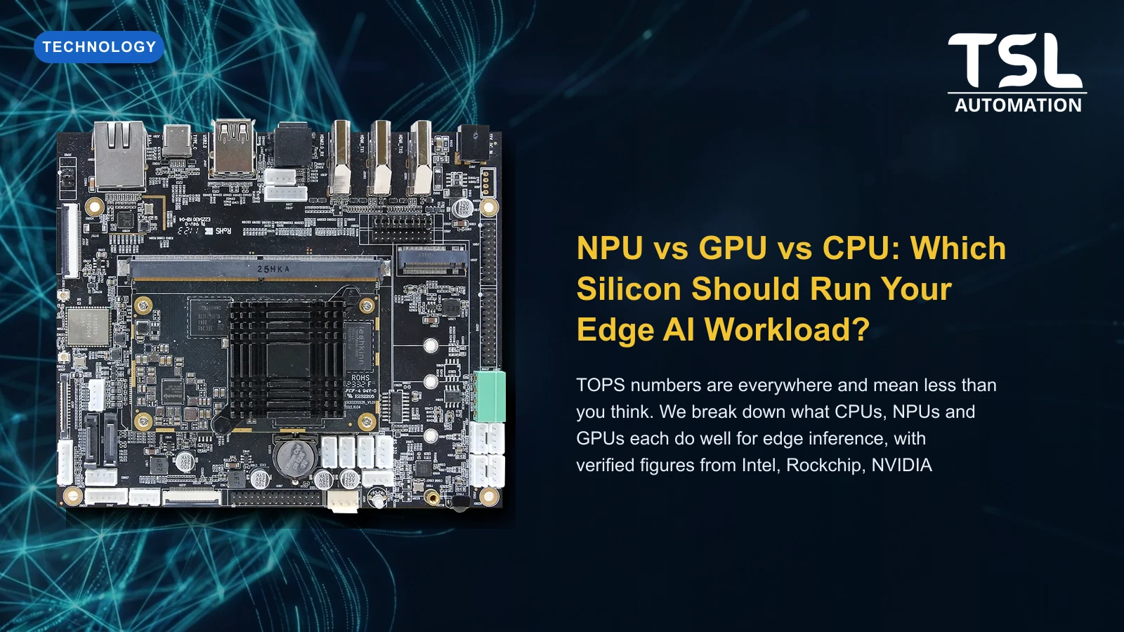 Comparing NPU, GPU and CPU processors for edge AI inference workloads in industrial computing