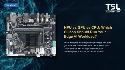 Vergleich von NPU-, GPU- und CPU-Prozessoren für Edge-KI-Inferenz-Workloads im industriellen Computing