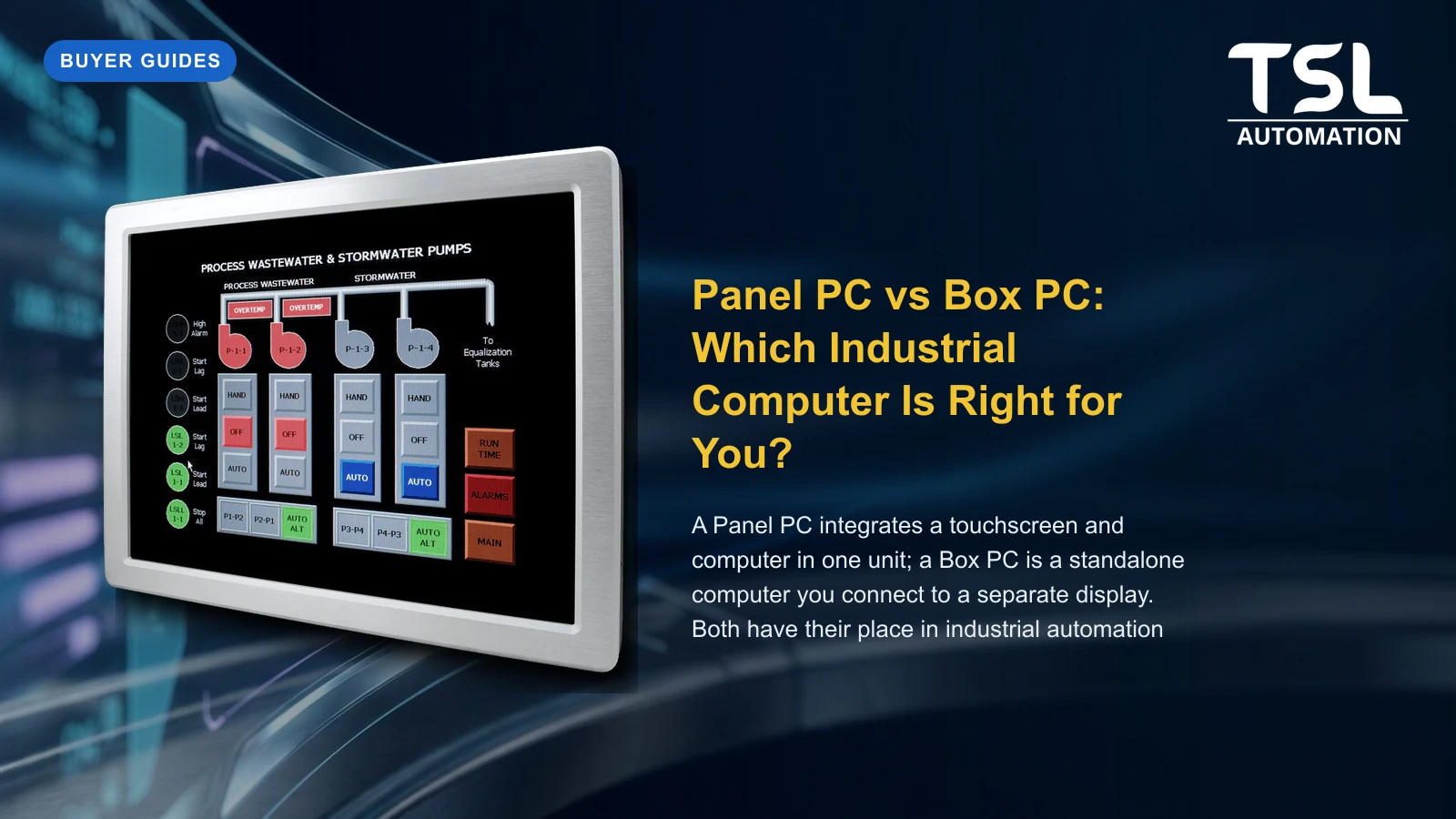 Industrial Panel PC versus Box PC comparison — TSL Automation Solutions