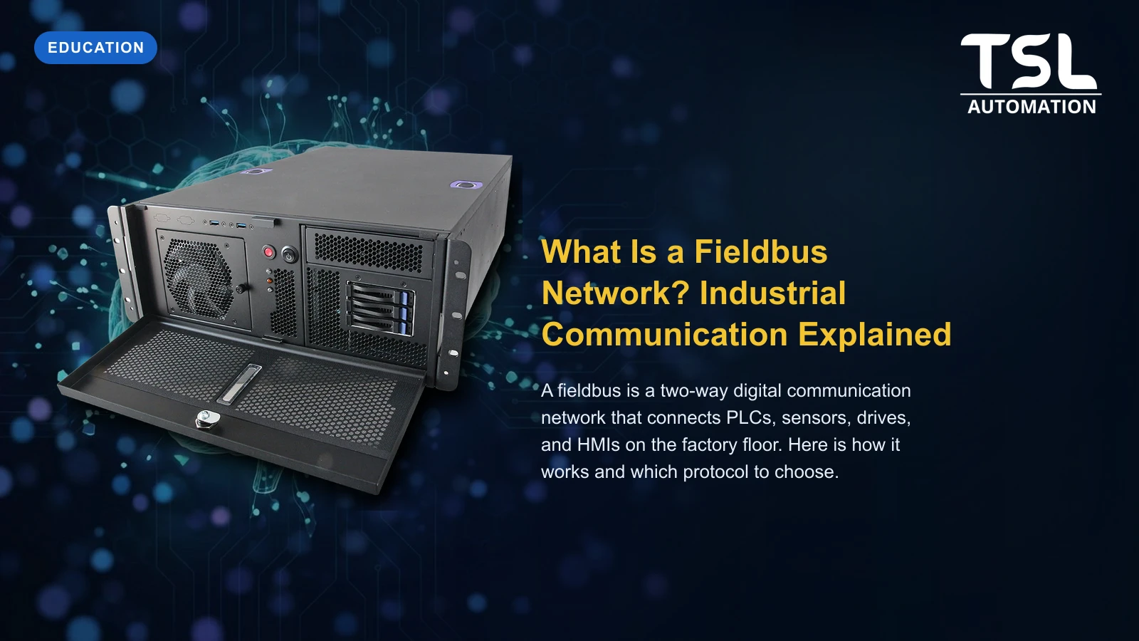 Industrial fieldbus network diagram — TSL Automation Solutions