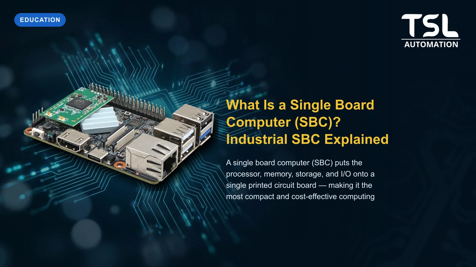 Industrial single board computer SBC — TSL Automation Solutions