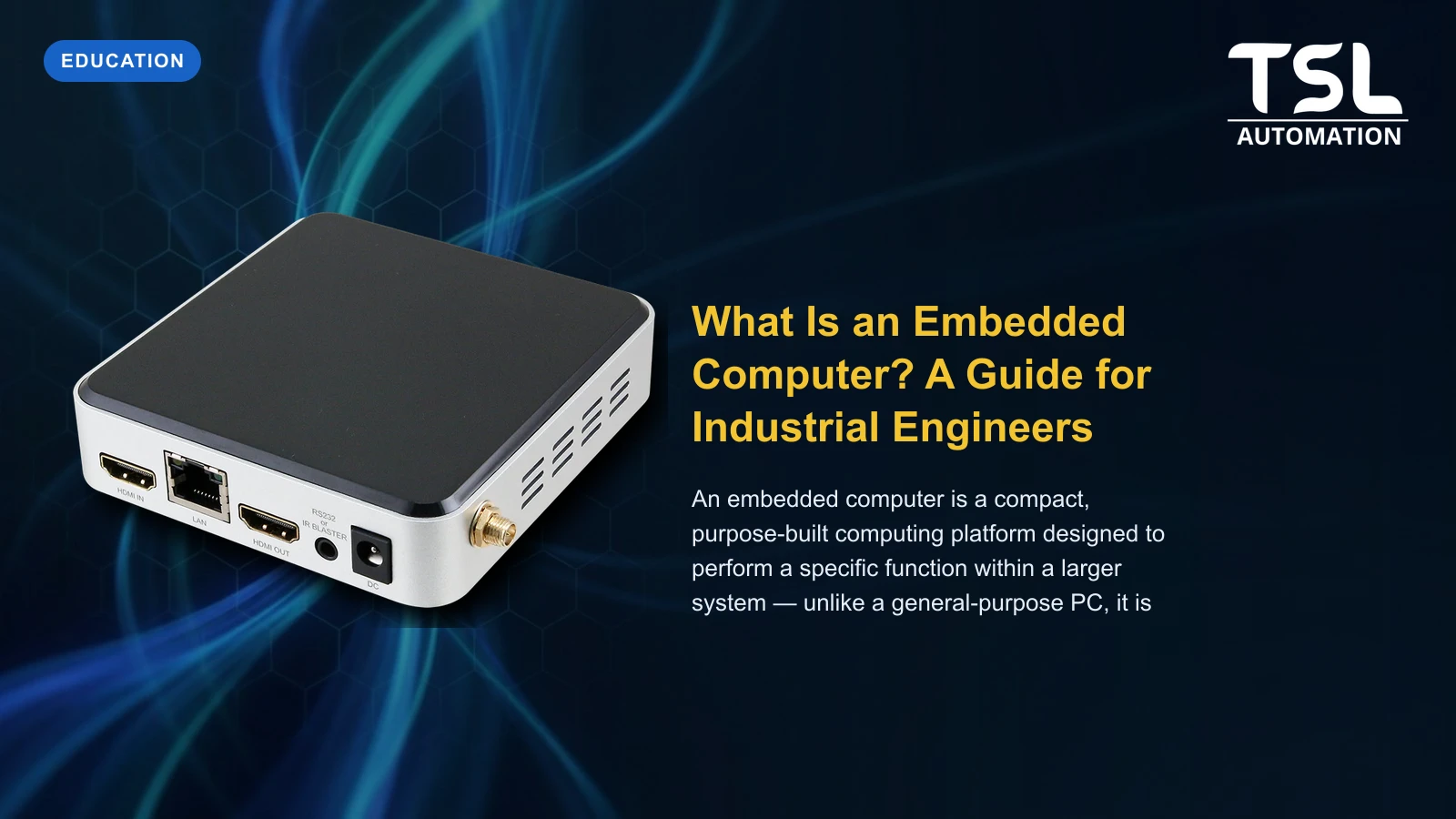 Industrial embedded computer board — TSL Automation Solutions
