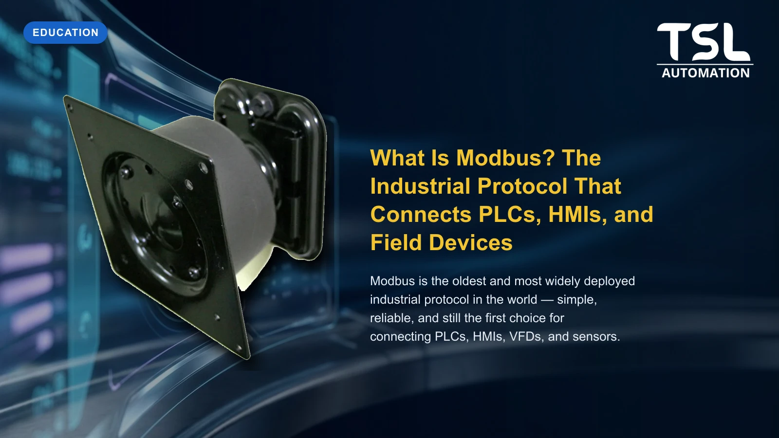 Modbus industrial protocol PLC and HMI connectivity — TSL Automation Solutions
