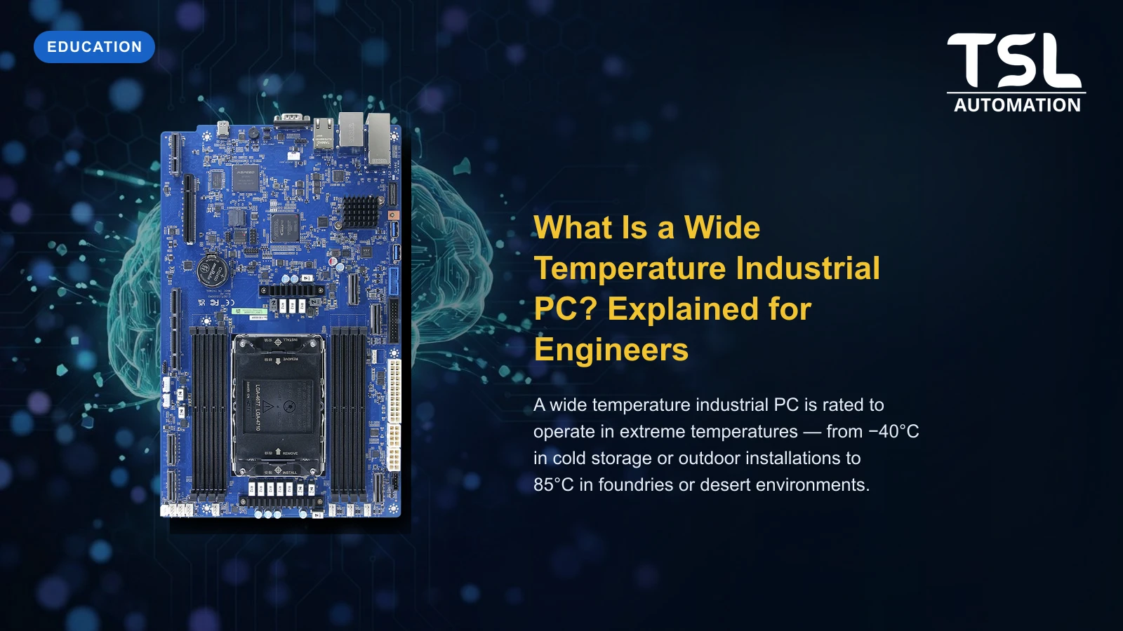 Wide temperature industrial PC extreme environments — TSL Automation Solutions