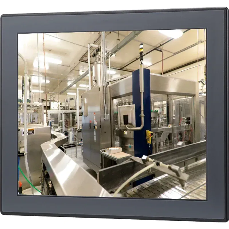 Nexcom APPD 1700-1 17" IP65 Industrial Touch Monitor — Front View