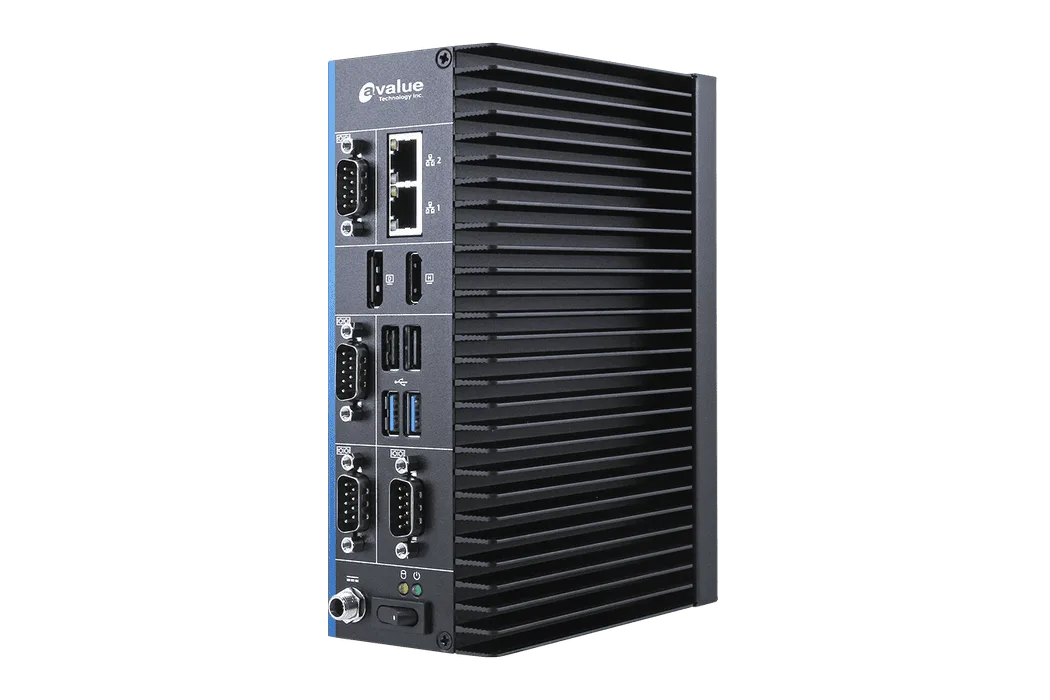 DIN-rail mount industrial edge controller for control panels