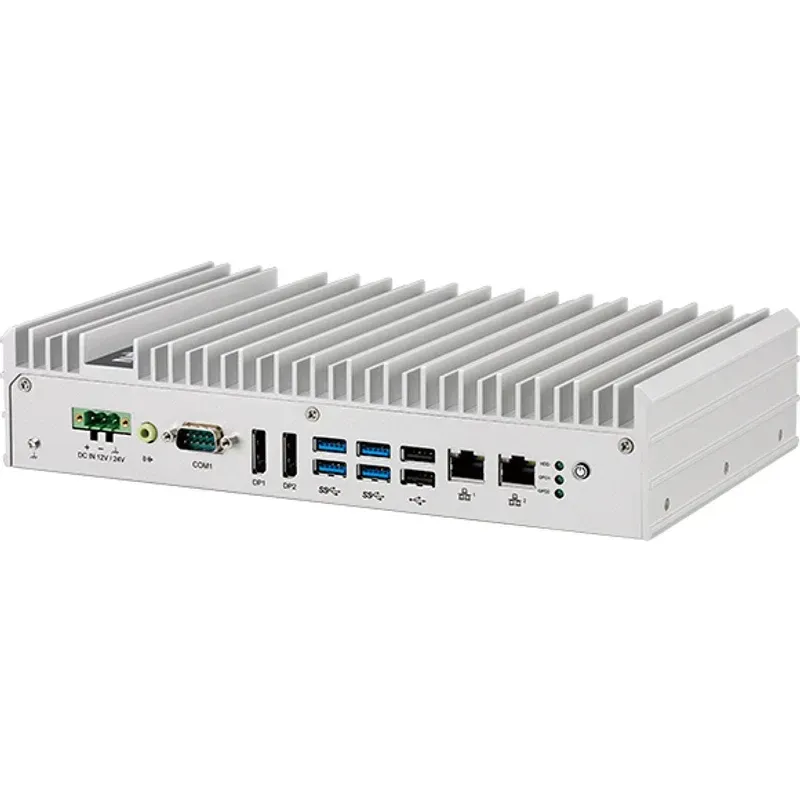 Nexcom NISE 4200 6th Gen Core i5/i3 Fanless Industrial PC — Front I/O