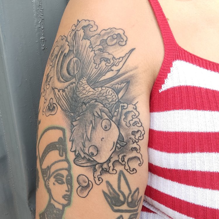 Tatuaje de Alan Valor.