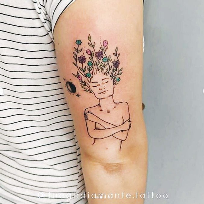 Tatuaje de Maru FuegoDiamante