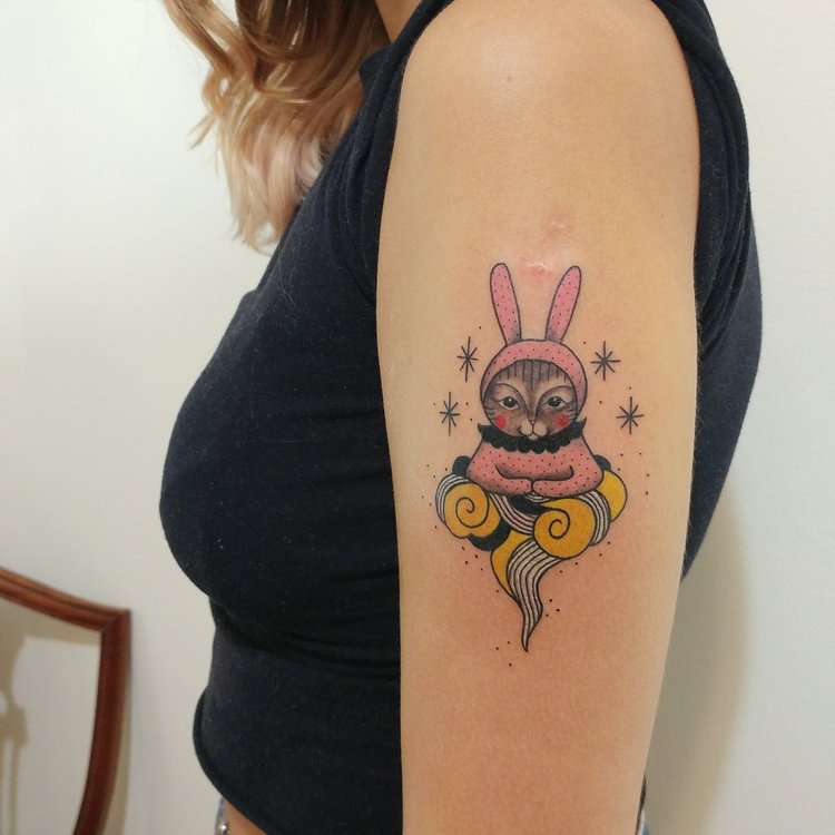Tatuaje de Agustina Carey