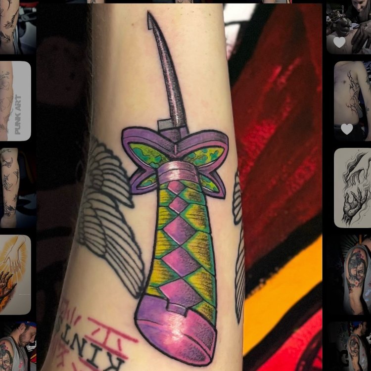 Tatuaje de Tattoo Punk Art