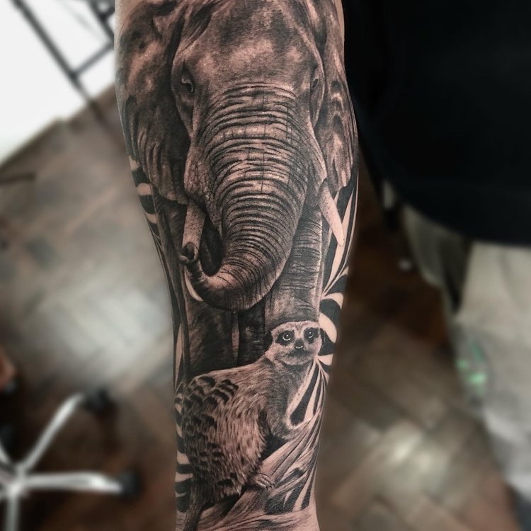 Tatuaje de Leonel Luna