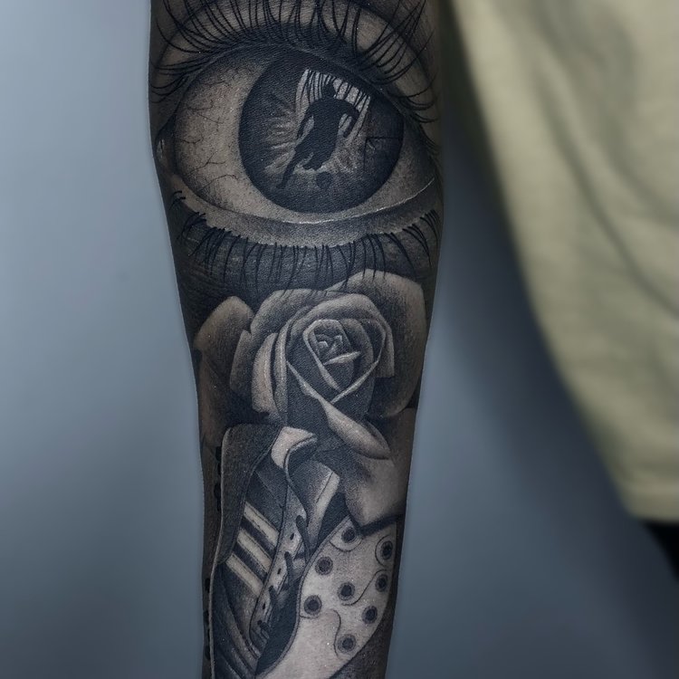 Tatuaje de Leonel Luna