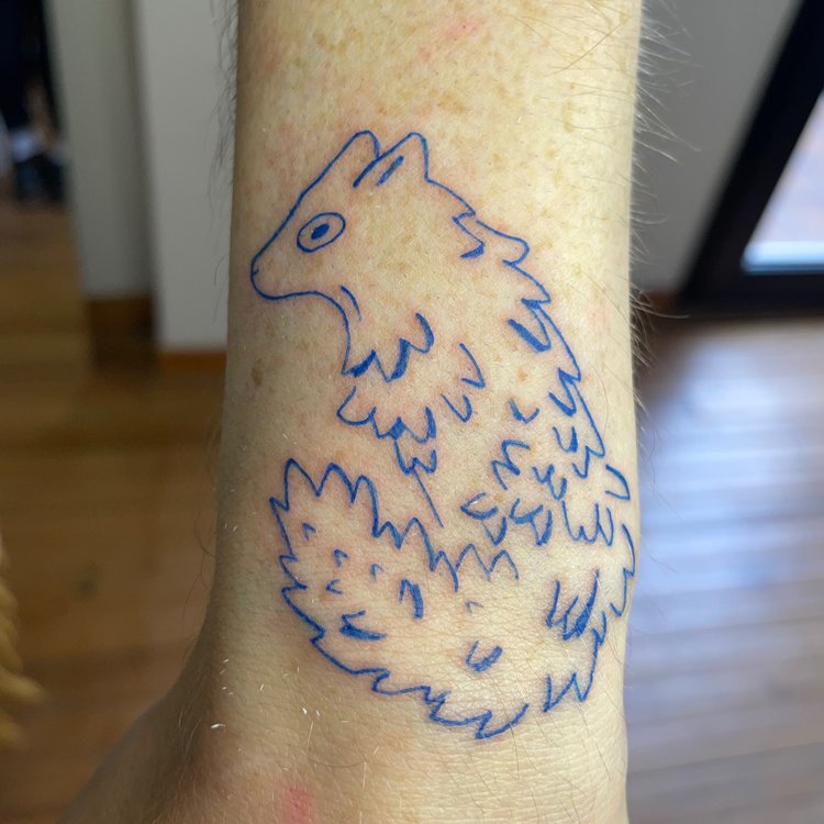 Tatuaje de Vio Goldfeder Lewi