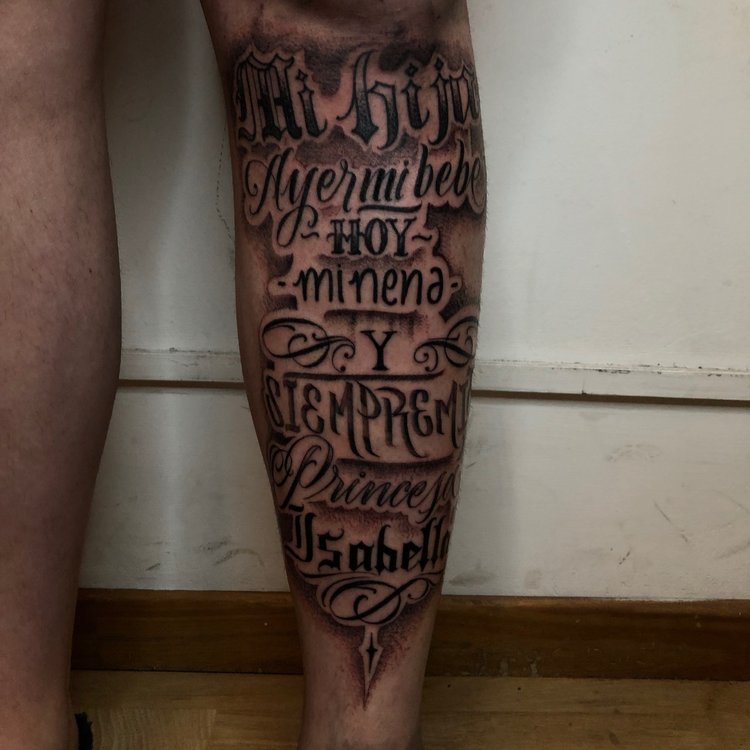 Tatuaje de Alex Colil