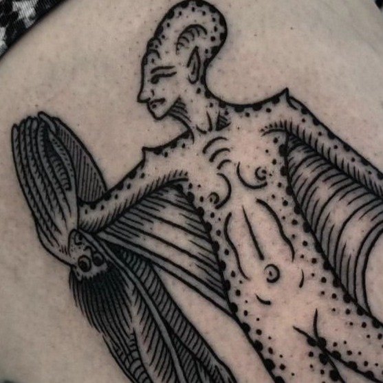 Tatuaje de Tomas Chiecchio
