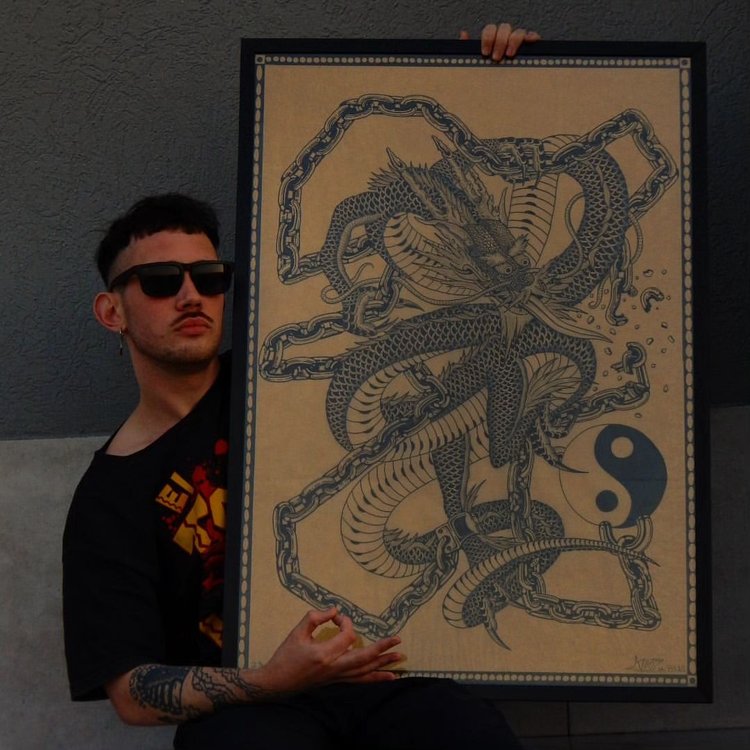 Tatuaje de Tomas Chiecchio