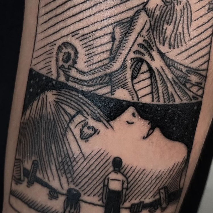 Tatuaje de Tomas Chiecchio