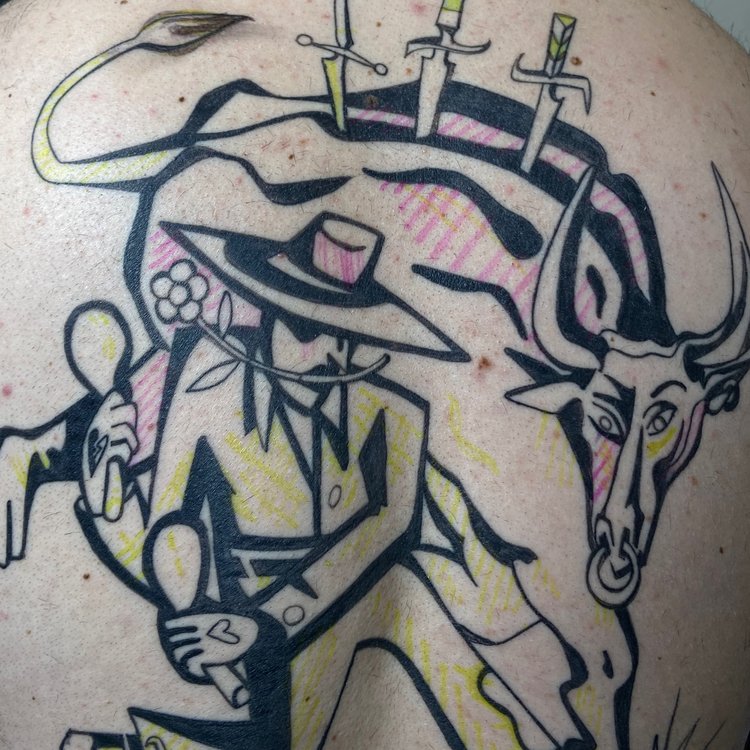 Tatuaje de Lucas Maeder