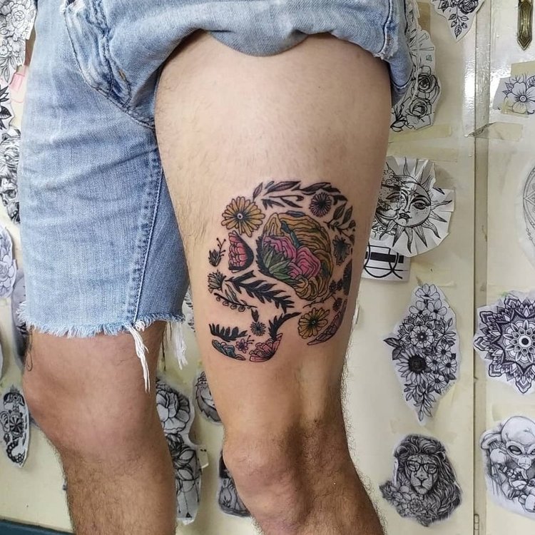 Tatuaje de Veintequincetattoo