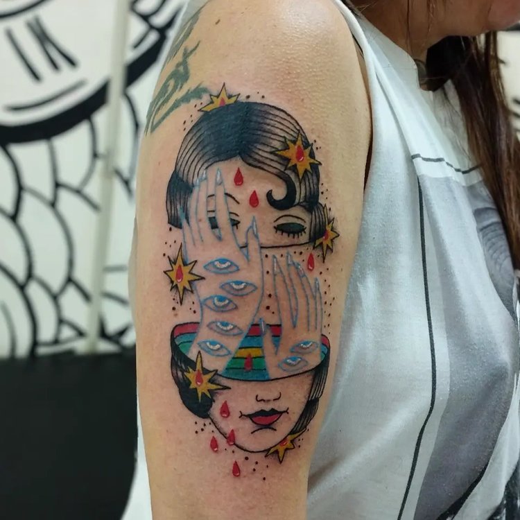 Tatuaje de Veintequincetattoo