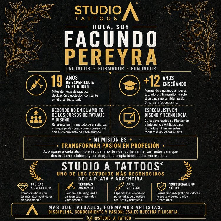 Tatuaje de Studio A Tattoos Facundo Pereyra Ochi