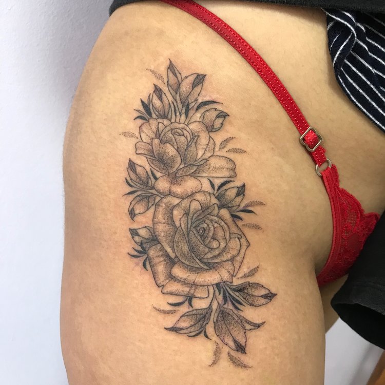 Tatuaje de Black Dalia Tattoos